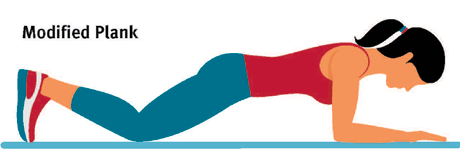 strength training modified plank