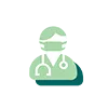 icon of a caregiver with mask