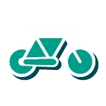 Sustainable transportation icon - bicycle