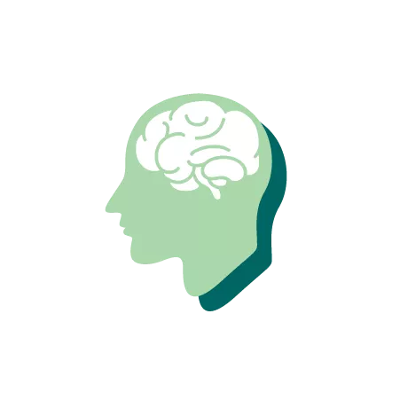 Light green icon - psychological damage