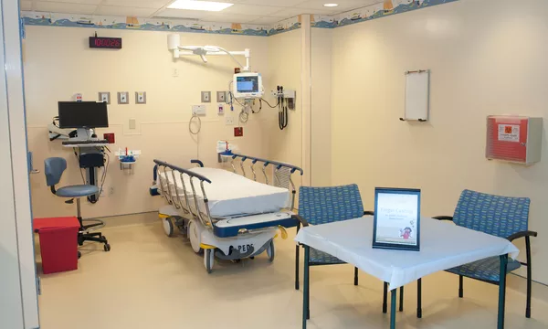 LHAAMC Pediatric Patient Room with Bed