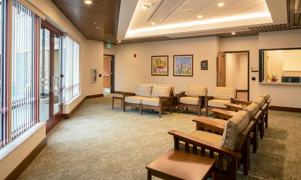 J. McNew Family Medical Center Triangle Waiting Area