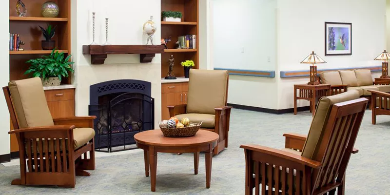 Common Area at LHDCMC Rehabilitation and Patient Care Center with Genesis HealthCare