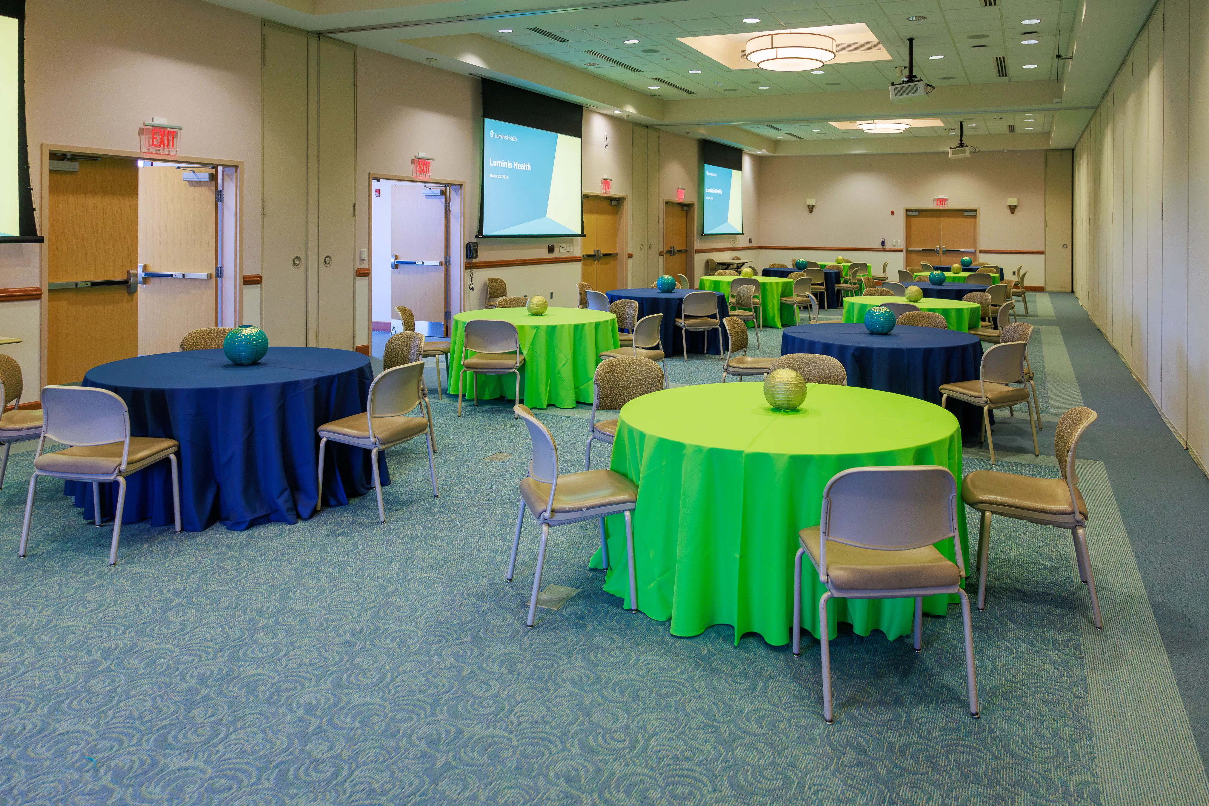Doordan Institute room staged for a conference