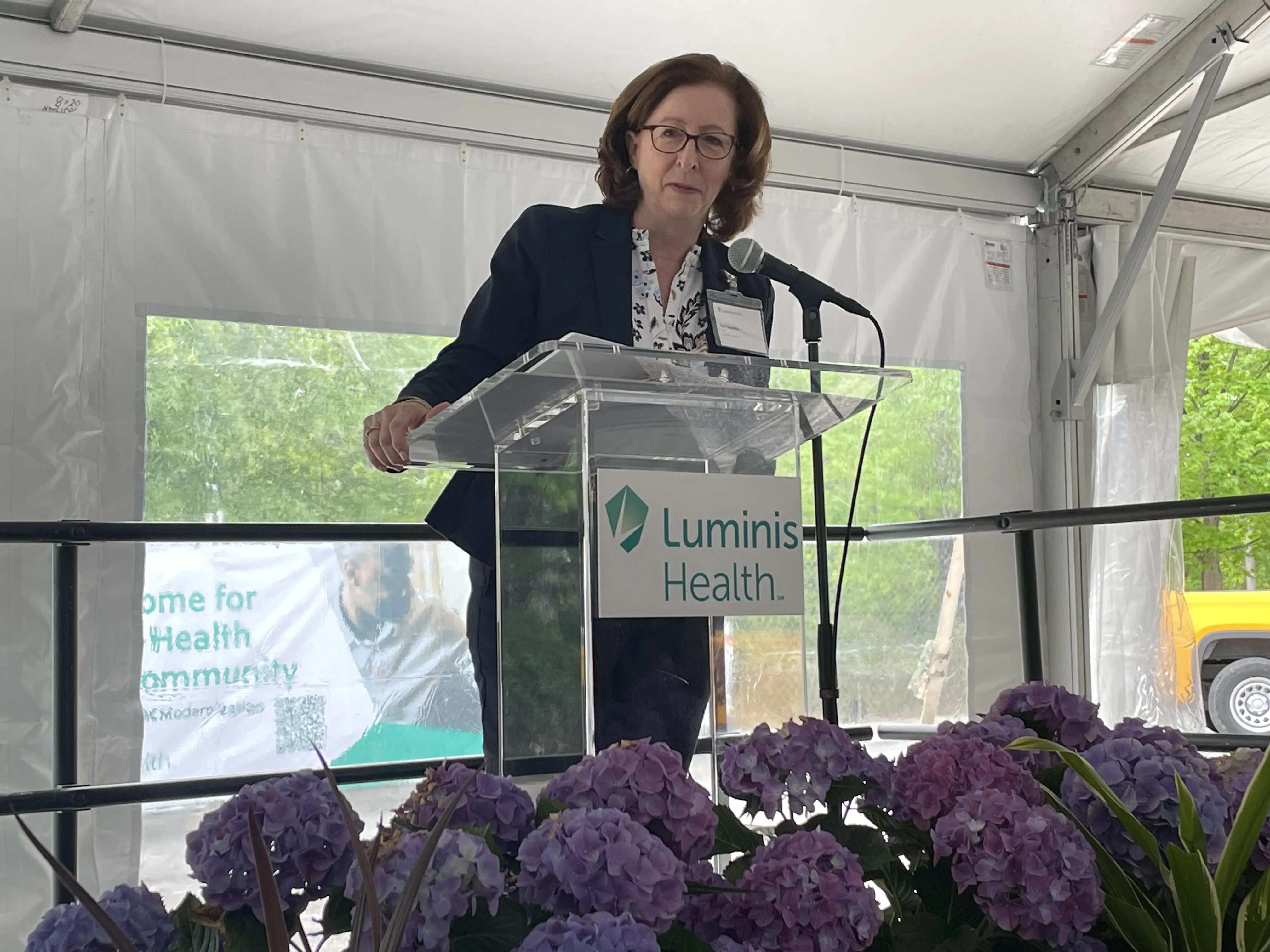 Tori Bayless at the Groundbreaking Ceremony